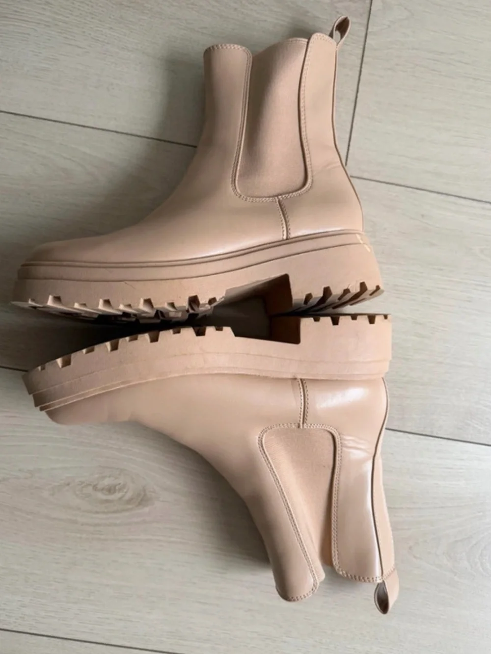a new day Nude Chelsea Platform Boots - Picture 9 of 9